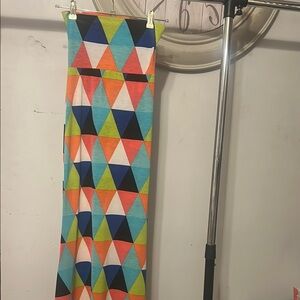New! Strapless Maxi Dress by Auditions, Size Medium with All the Colors, NWOT